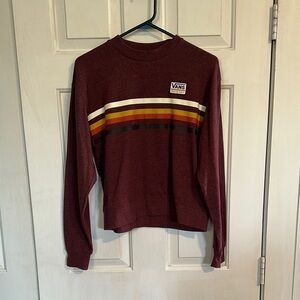 Vans size XS Red Long sleeve women’s